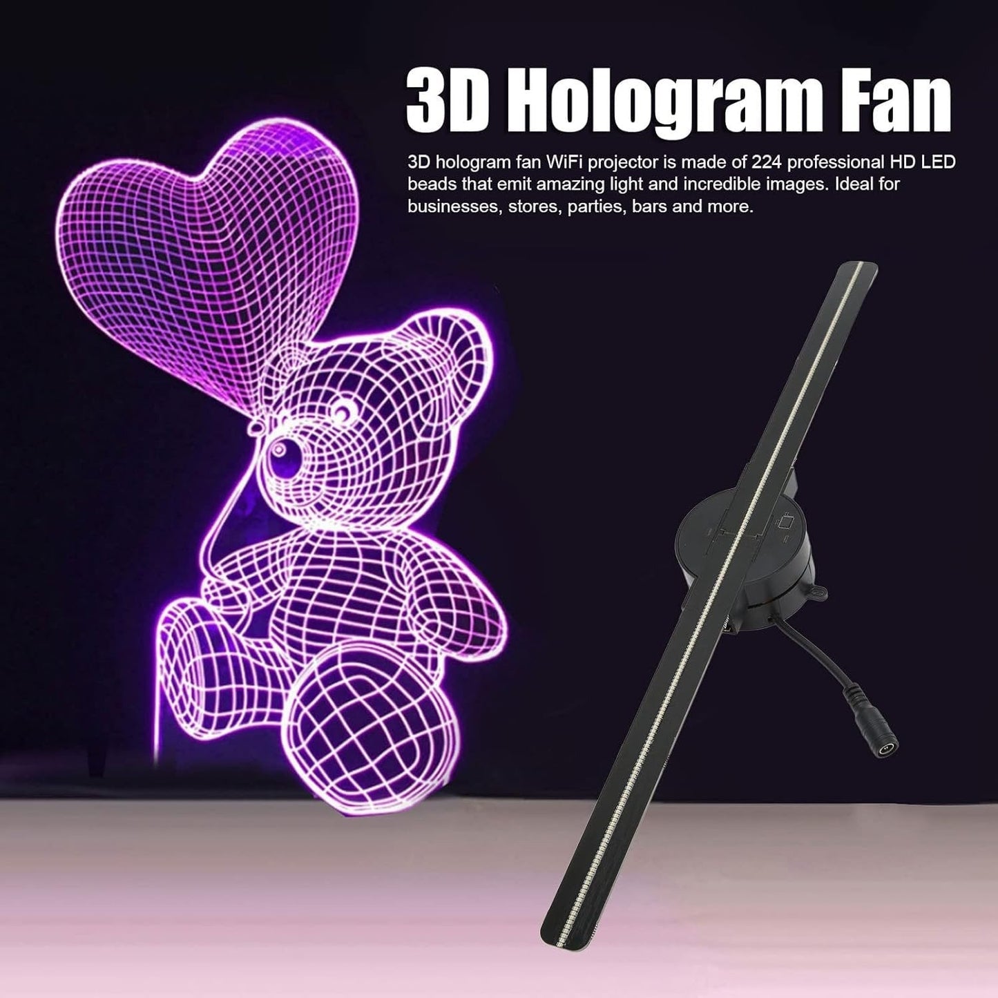 🎄Projecteur LED holographique 3D