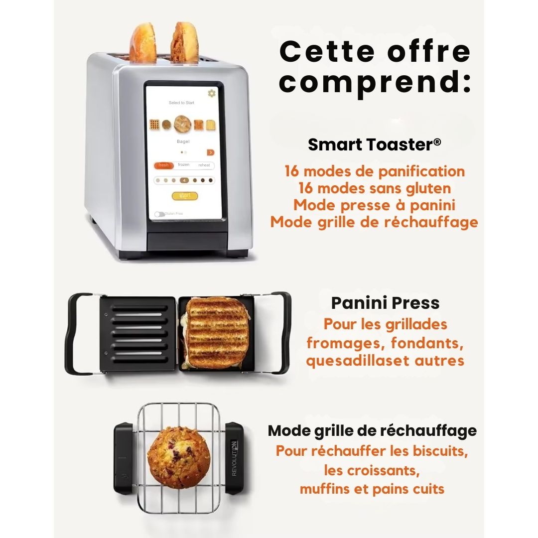 Smart Toaster® - Le Premier Grille-pain avec AI